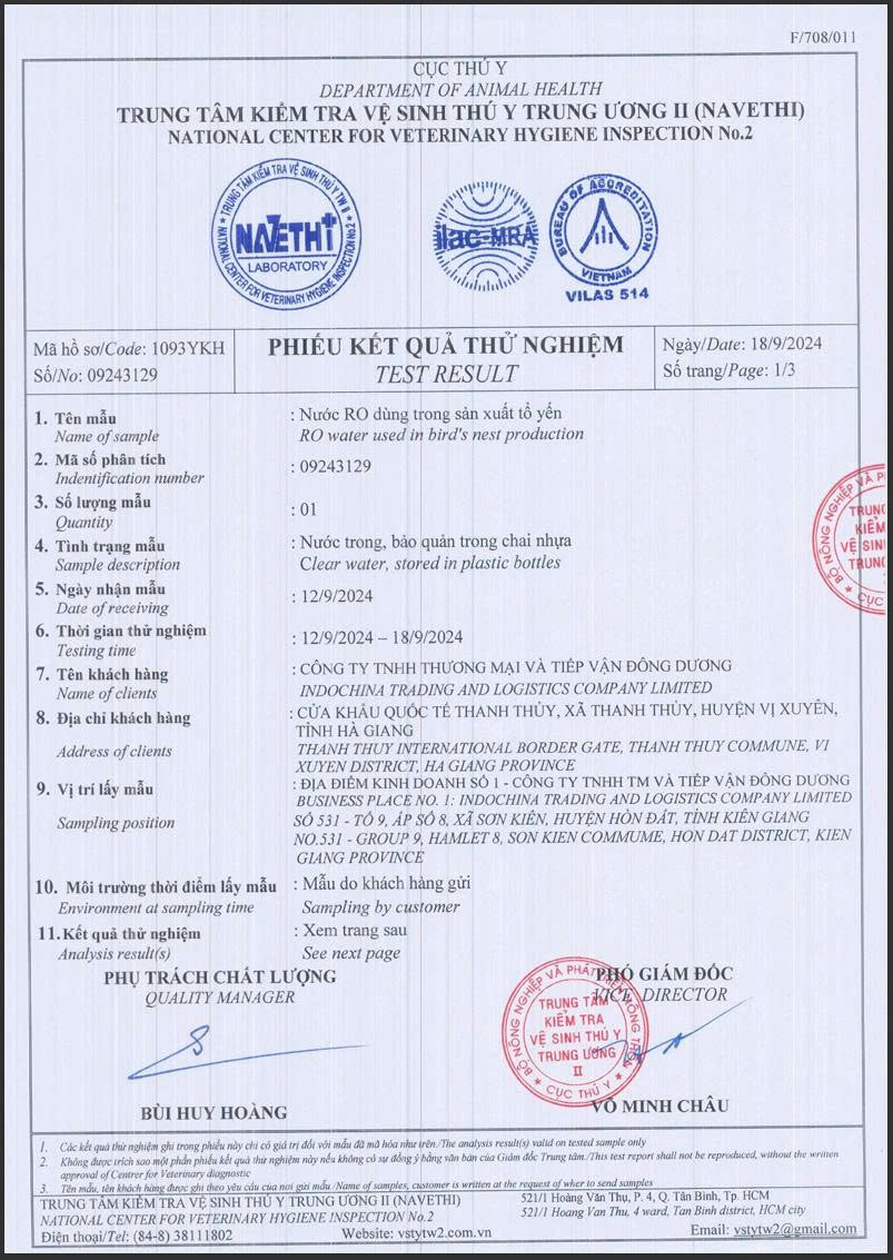 Giấy chứng nhận đã hoàn thành khóa đào tạo về Nhận thức chung về Tiêu chuẩn ISO 22000:2018