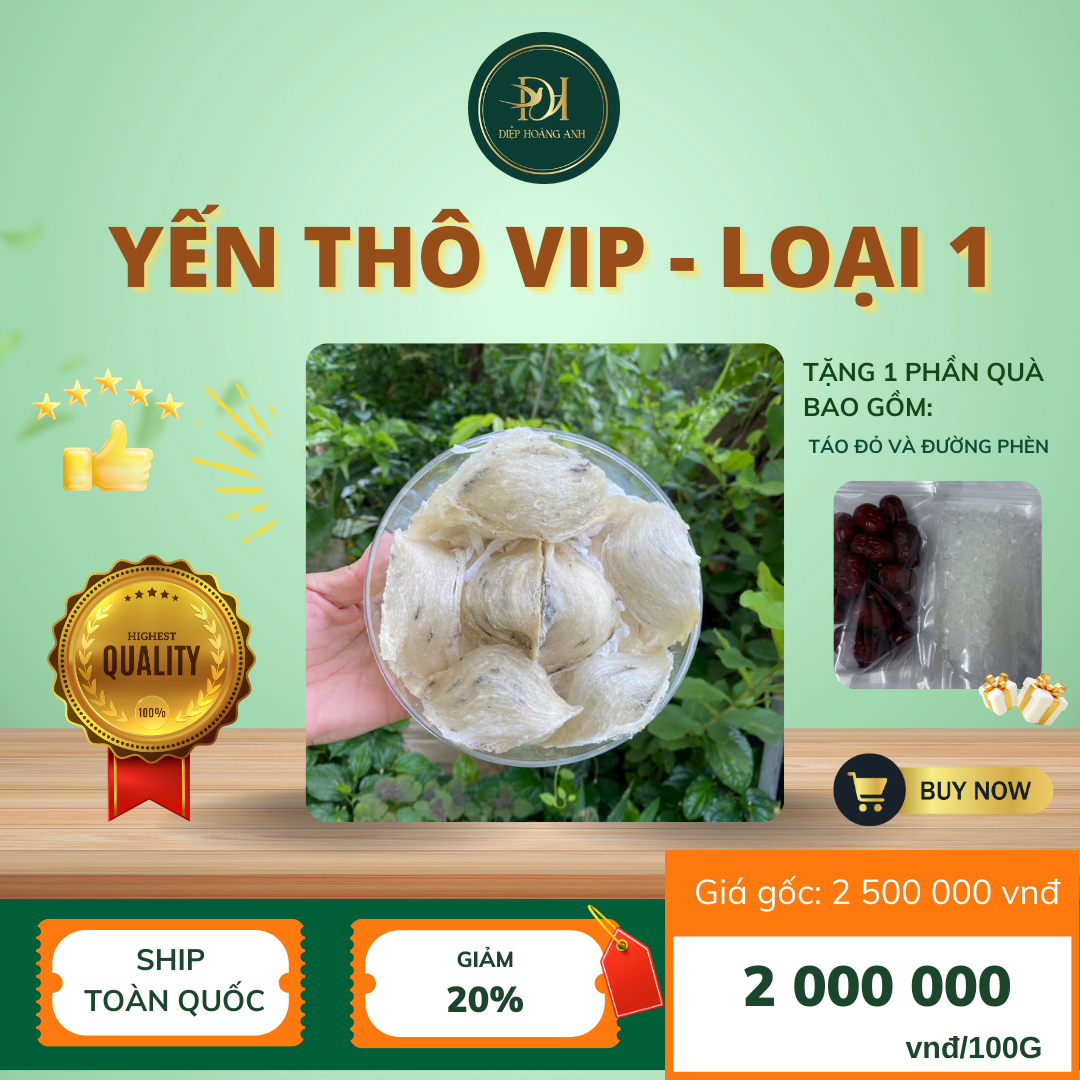Yến Thô Loại 1